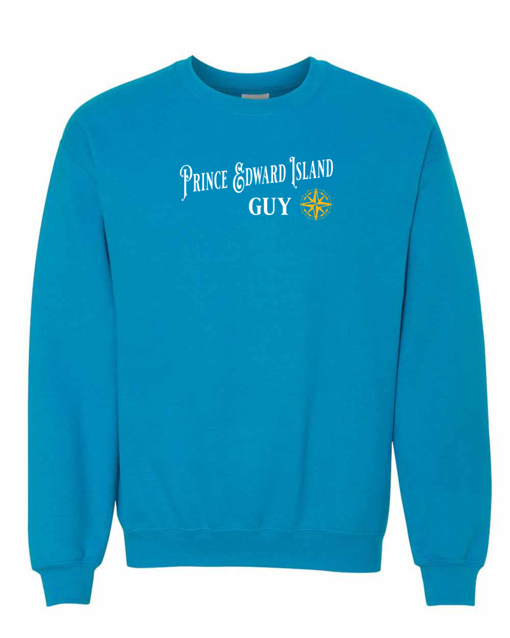 PEI Guy Yellow Compass Crewneck Sweatshirt - Unisex