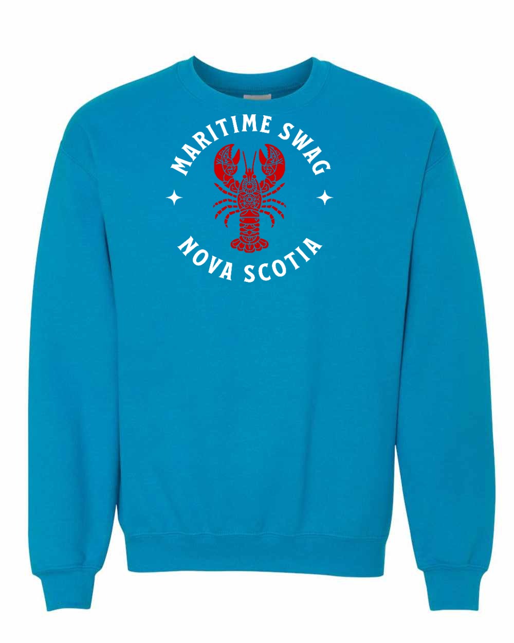 Maritime Swag NS Mandala Red Lobster Crewneck Sweatshirt - Unisex