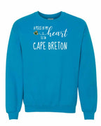 A piece of My heart in CB Tartan Heart Crewneck Sweatshirt - Unisex