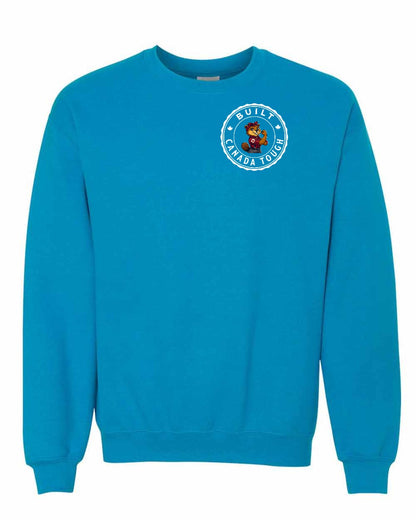 Built Canada Tough Rosie Flex Left Chest and Back Crewneck