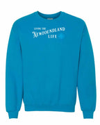 Living the NFLD Life blue Crewneck Sweatshirt - Unisex