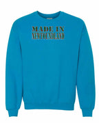 Made In NFLD ( Tartan Lettering) Crewneck Sweatshirt - Unisex
