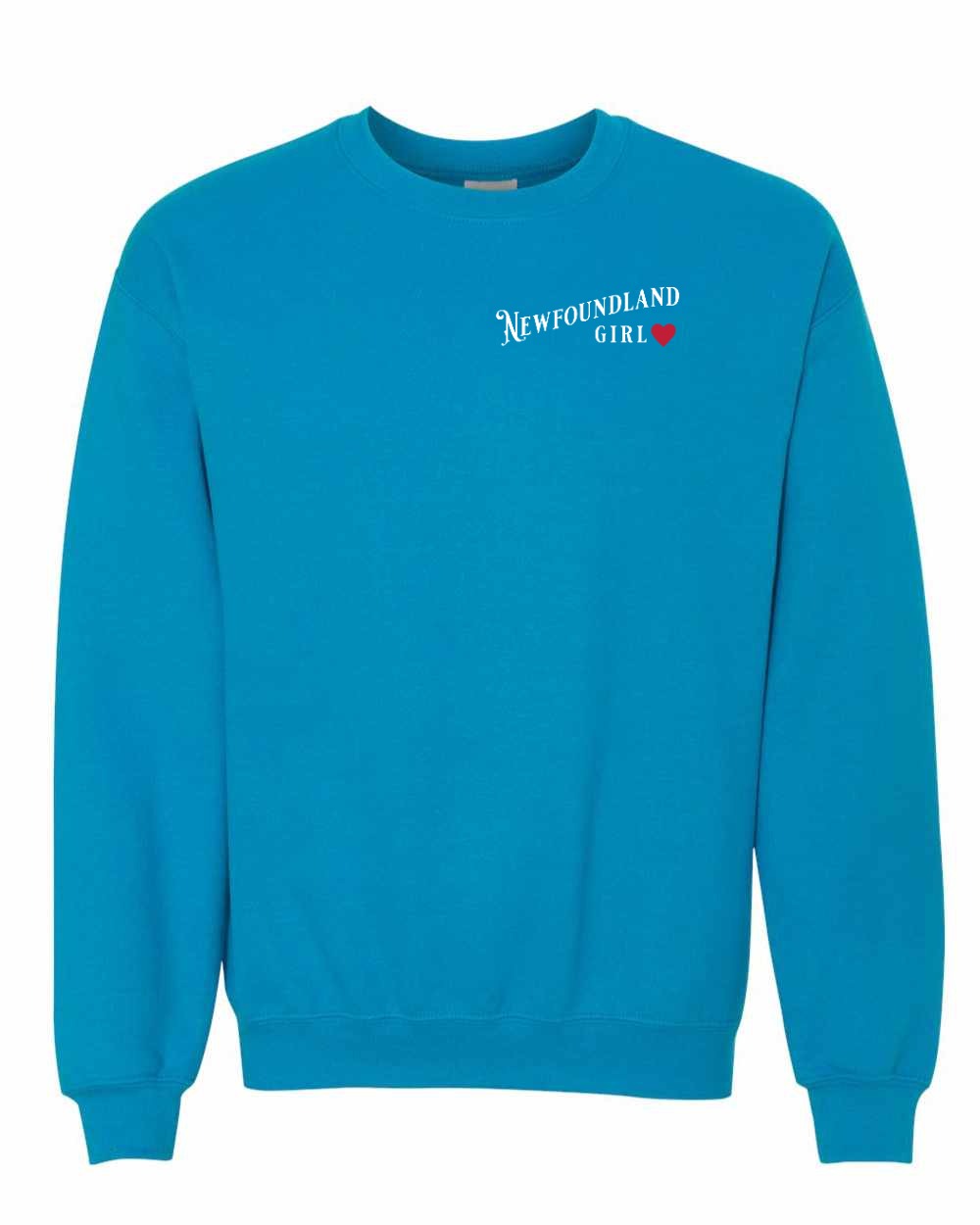 NFLD Girl Left Chest Crewneck Sweatshirt - Unisex