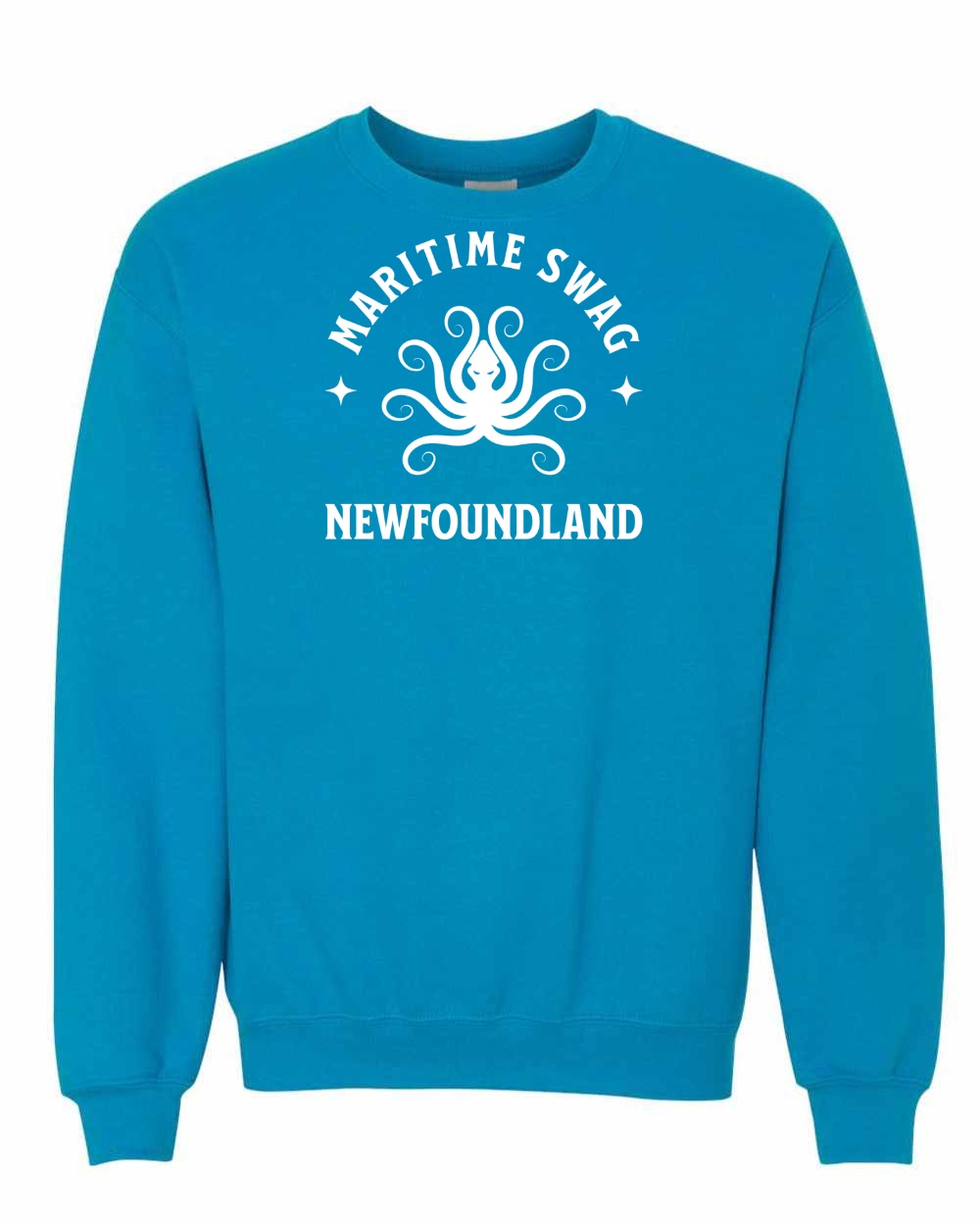 Maritime Swag Newfoundland Octopus Full Crewneck Sweatshirt
