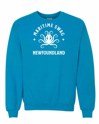 Maritime Swag Newfoundland Octopus Full Crewneck Sweatshirt