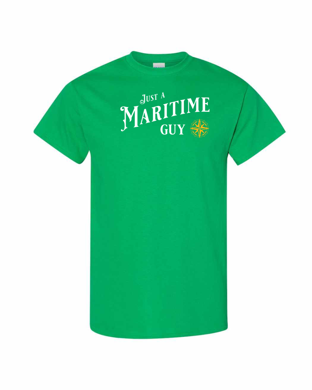 Just a Maritime Guy Yellow Compass Men's Tee