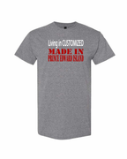 Living In Customized Made In PEI Men's Tee