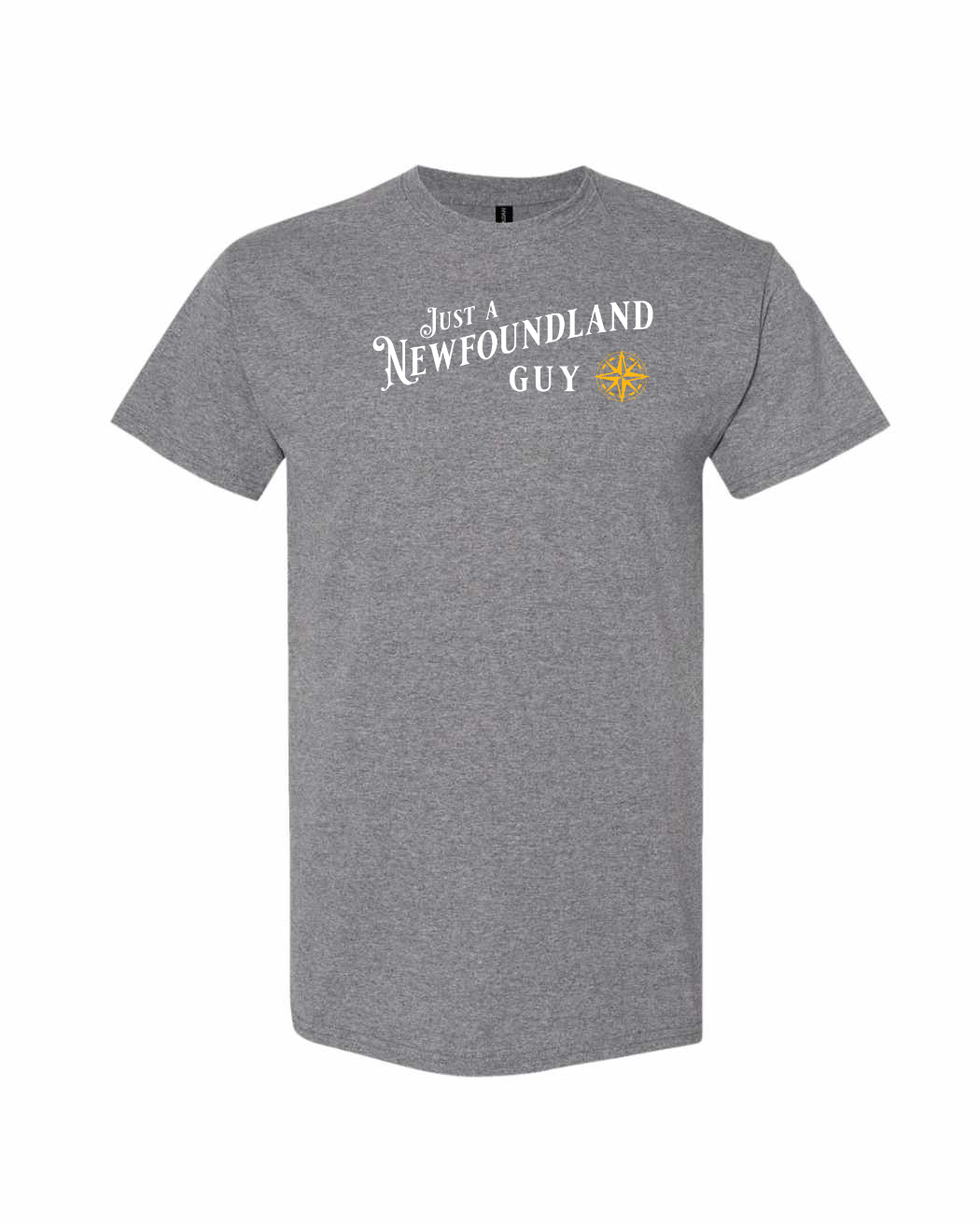 Just A NFLD Guy Yellow Compass Men's Tee