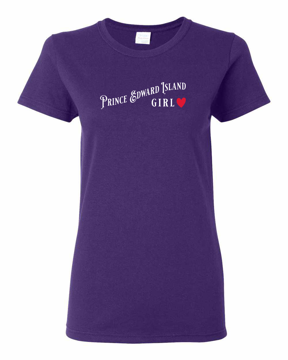 PEI Girl Red Heart Women's Tee