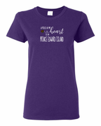 A Piece Of My Heart PEI Tartan Heart Women's Tee