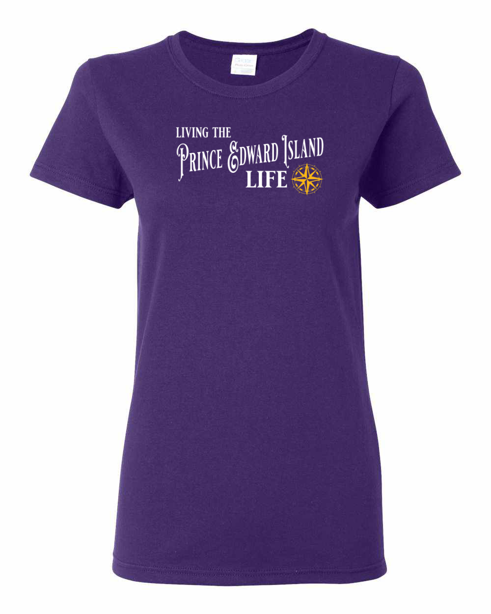 Living the PEI Life Yellow Women's Tee