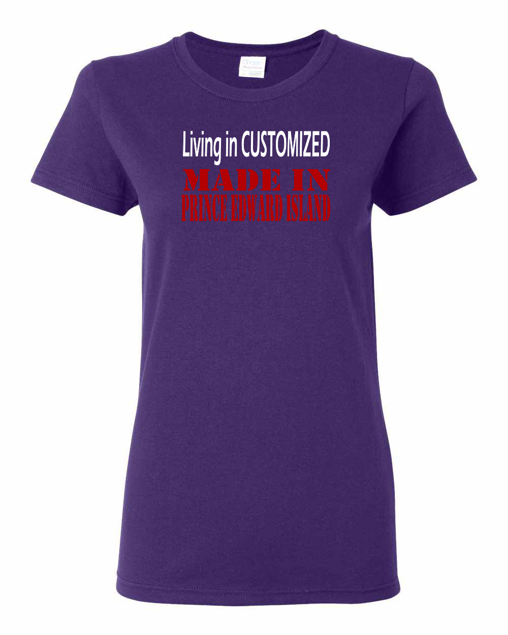Living In Customized Made In PEI Women's Tee