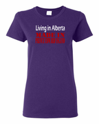 Living In Alberta Made In PEI Women's Tee