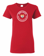 Born and Raised Heart Flag PEI Women's Tee