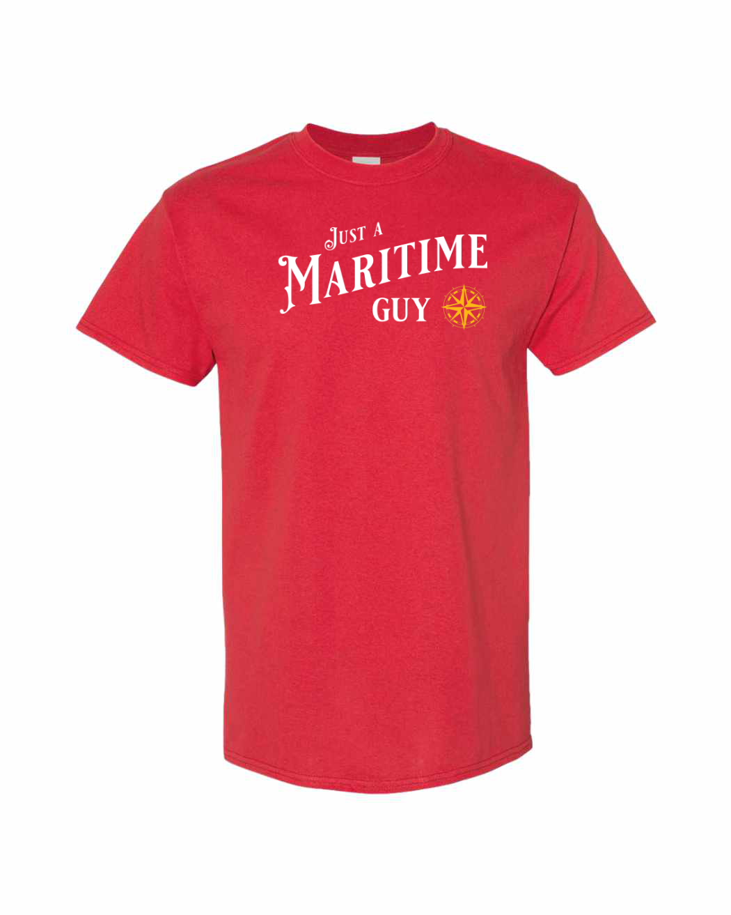 Just a Maritime Guy Yellow Compass Men's Tee