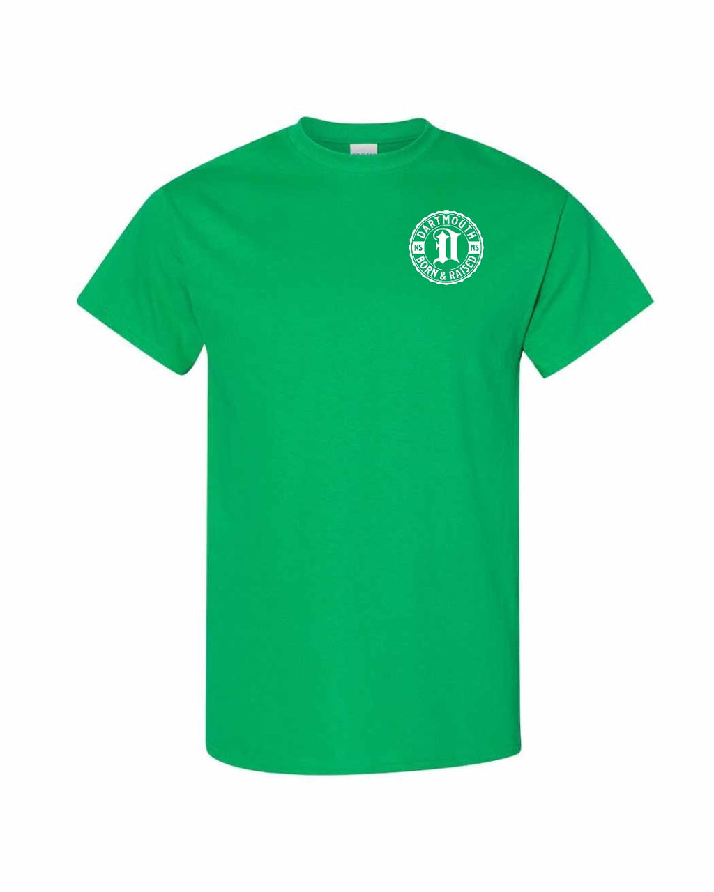 Born & Raised in Dartmouth Left Chest Men's Tee
