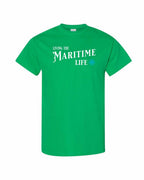 Living The Maritime Life Blue Compass Men's Tee