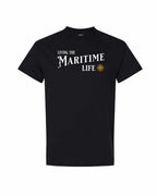 Living The Maritime Life Yellow Compass Men's Tee