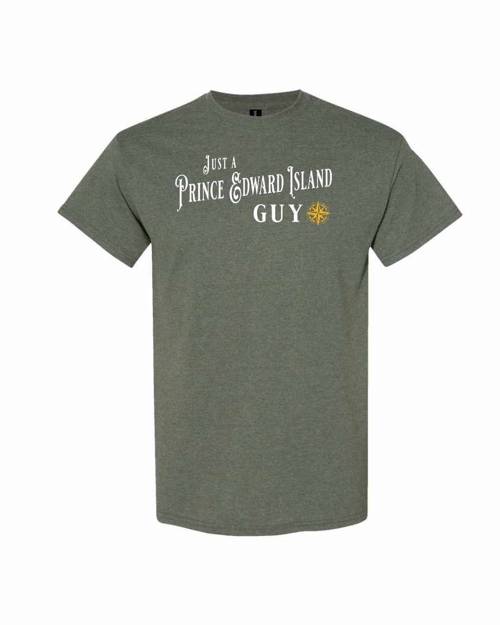 Just a PEI Guy Yellow Compass Men's Tee
