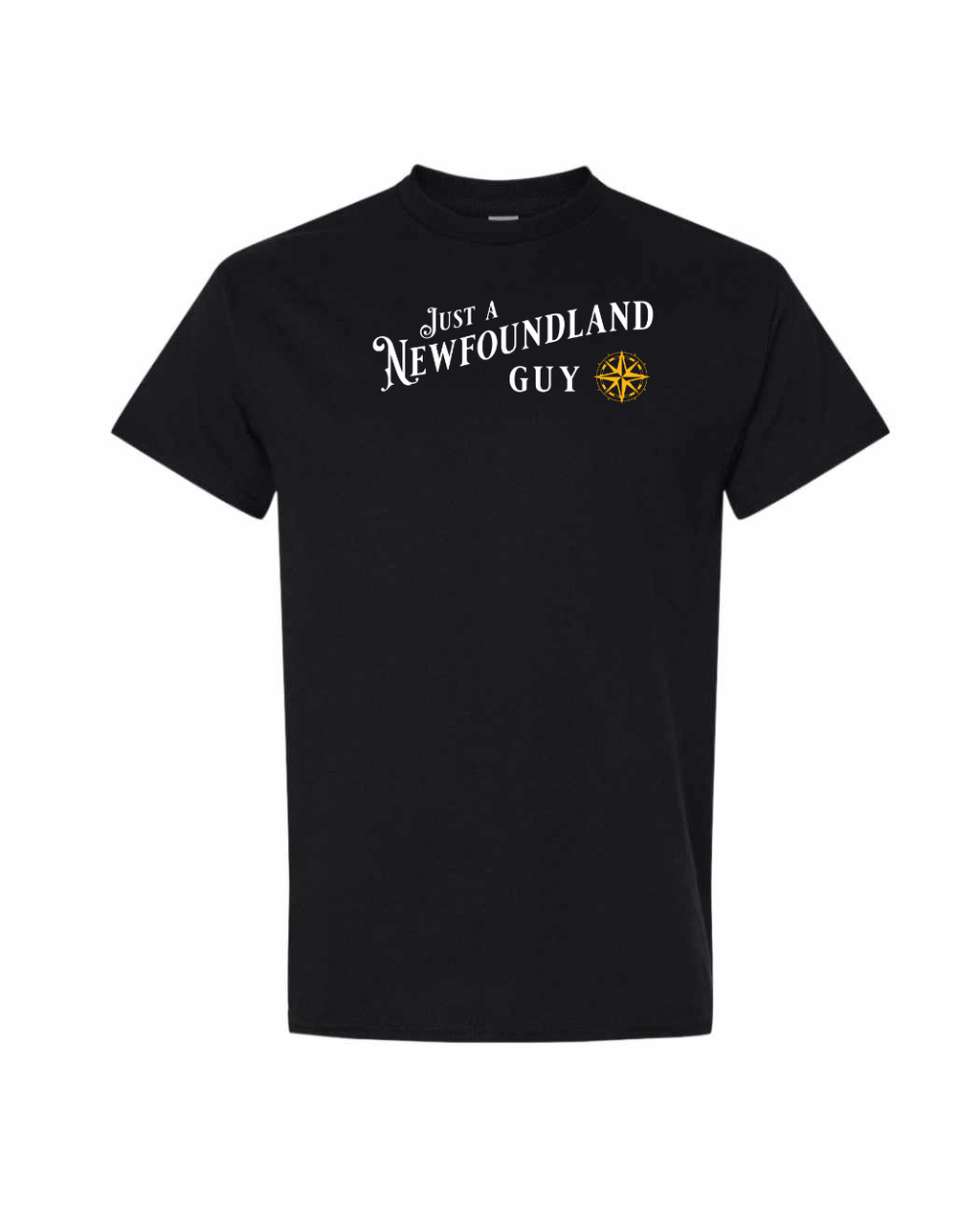 Just A NFLD Guy Yellow Compass Men's Tee