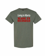Living In Alberta Made In PEI Men's Tee