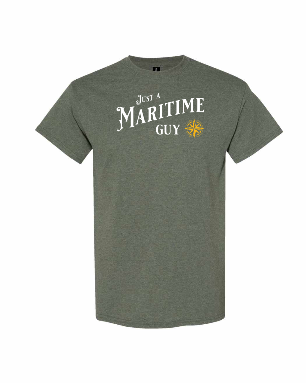 Just a Maritime Guy Yellow Compass Men's Tee