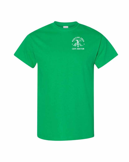 Maritime Swag Cape Breton Pirate Left Chest and Back Men's Tee
