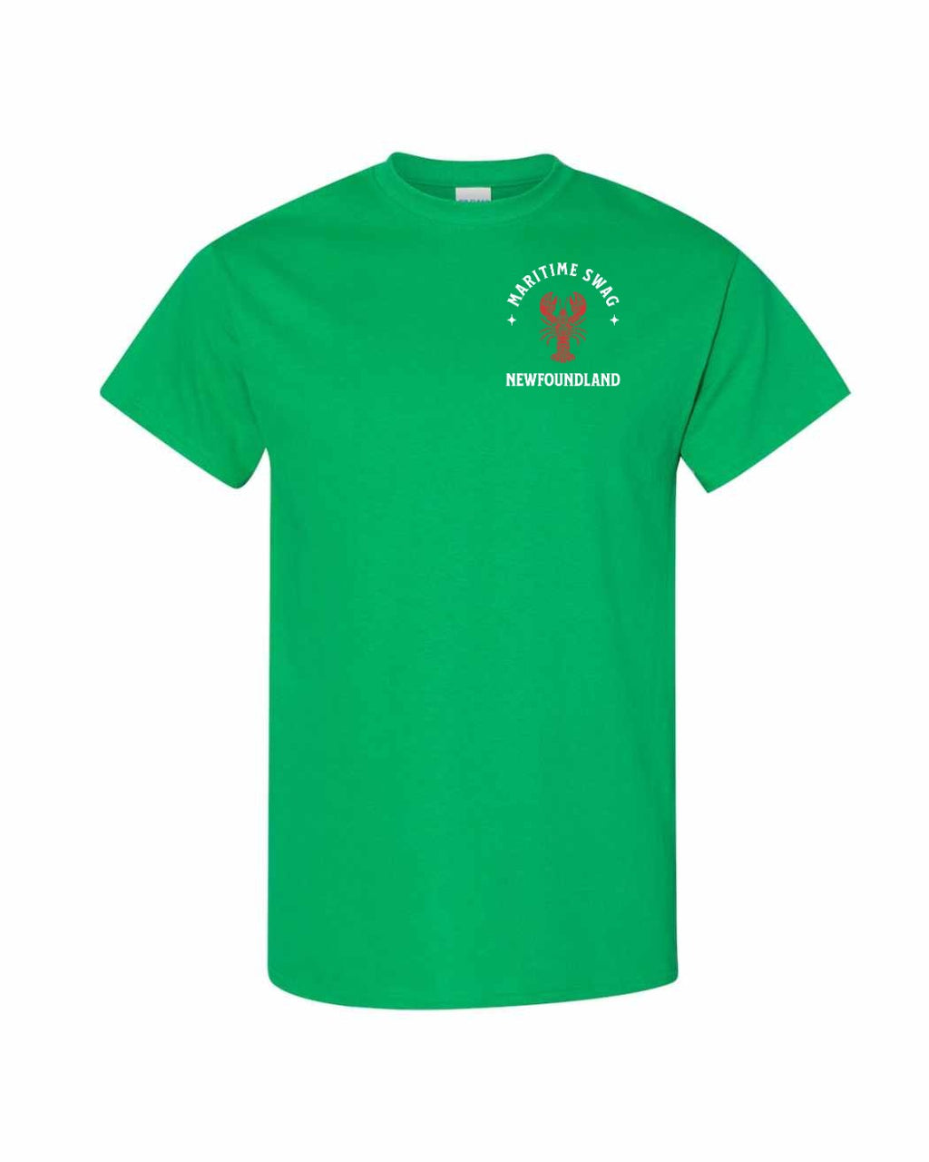 Maritime Swag NFLD Mandala Red Lobster Left Chest Men's Tee