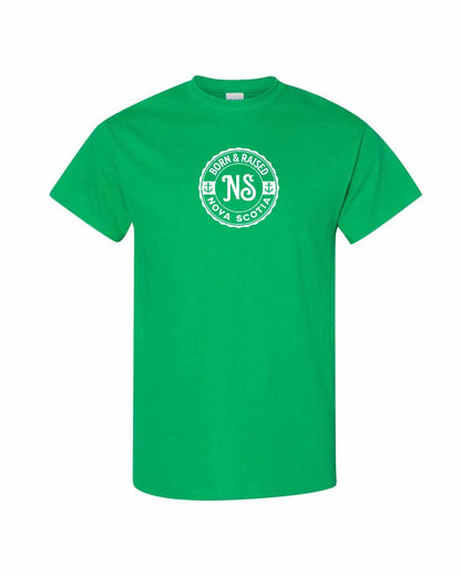 Born & Raised Nova Scotia Full mens-tee