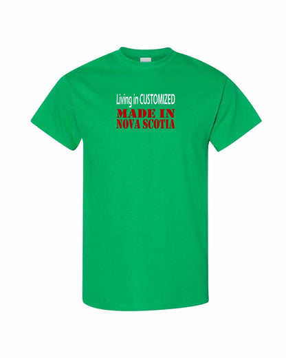 Living in Custom Made in Nova Scotia Full mens-tee