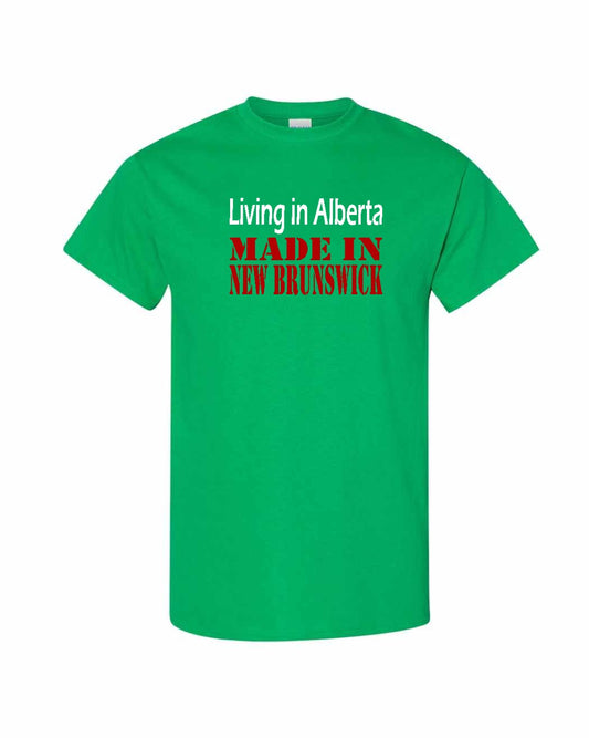 Living Alberta Made in New Brunswick Full Men's Tee