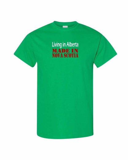 Living Alberta Made in Nova Scotia Full mens-tee