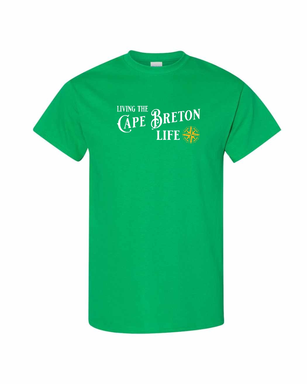 Living the Cape Breton Life yellow Full Men's Tee