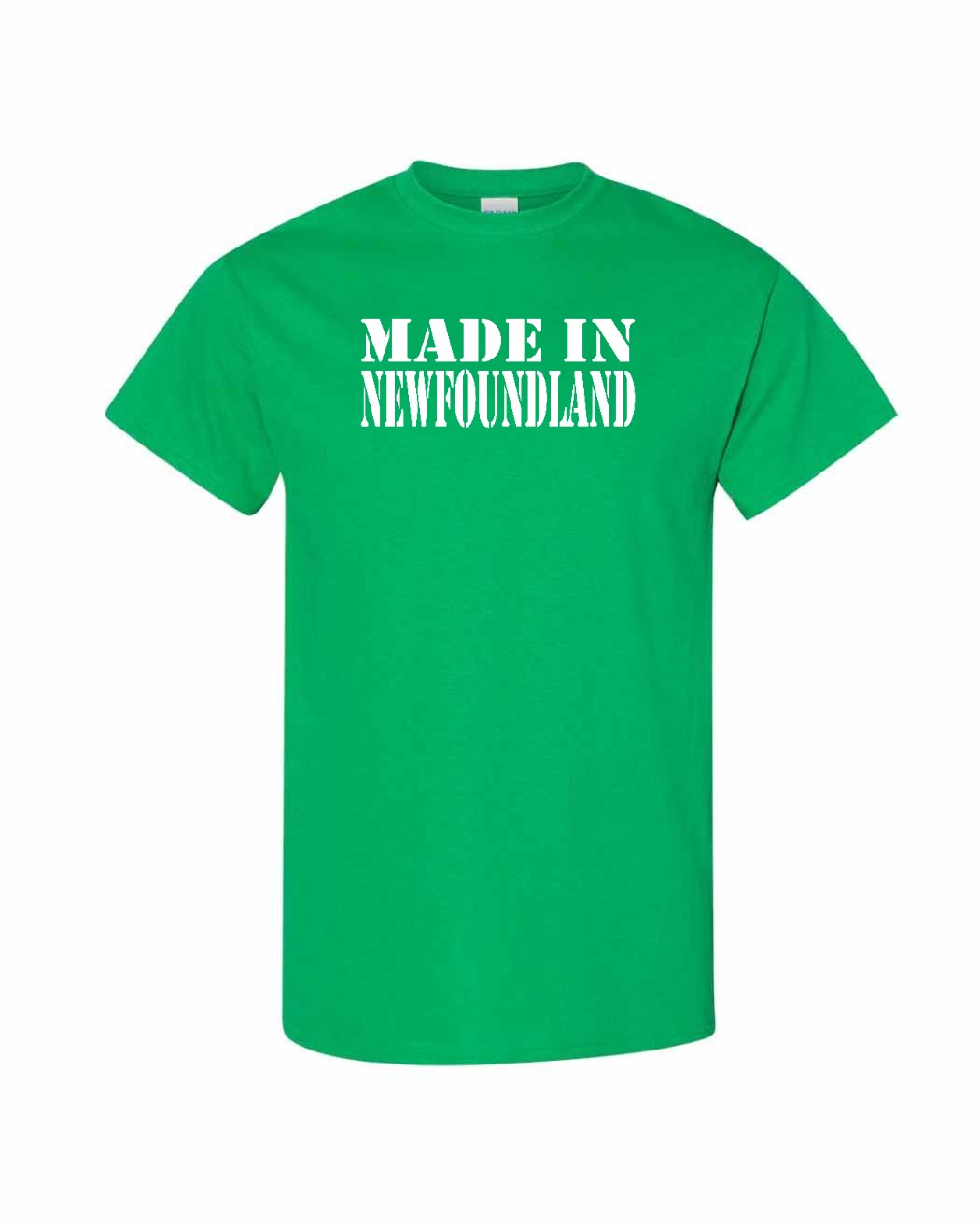Made In Newfoundland ( White Lettering) Full Men's Tee
