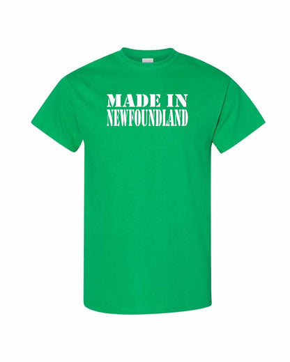 Made In Newfoundland ( White Lettering) Full Men's Tee