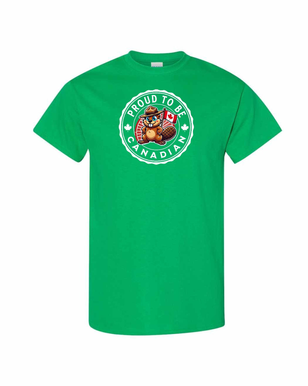 Proud to be Canadian Beaver Men's Tee - Gildan Canada (sewn Internationally)
