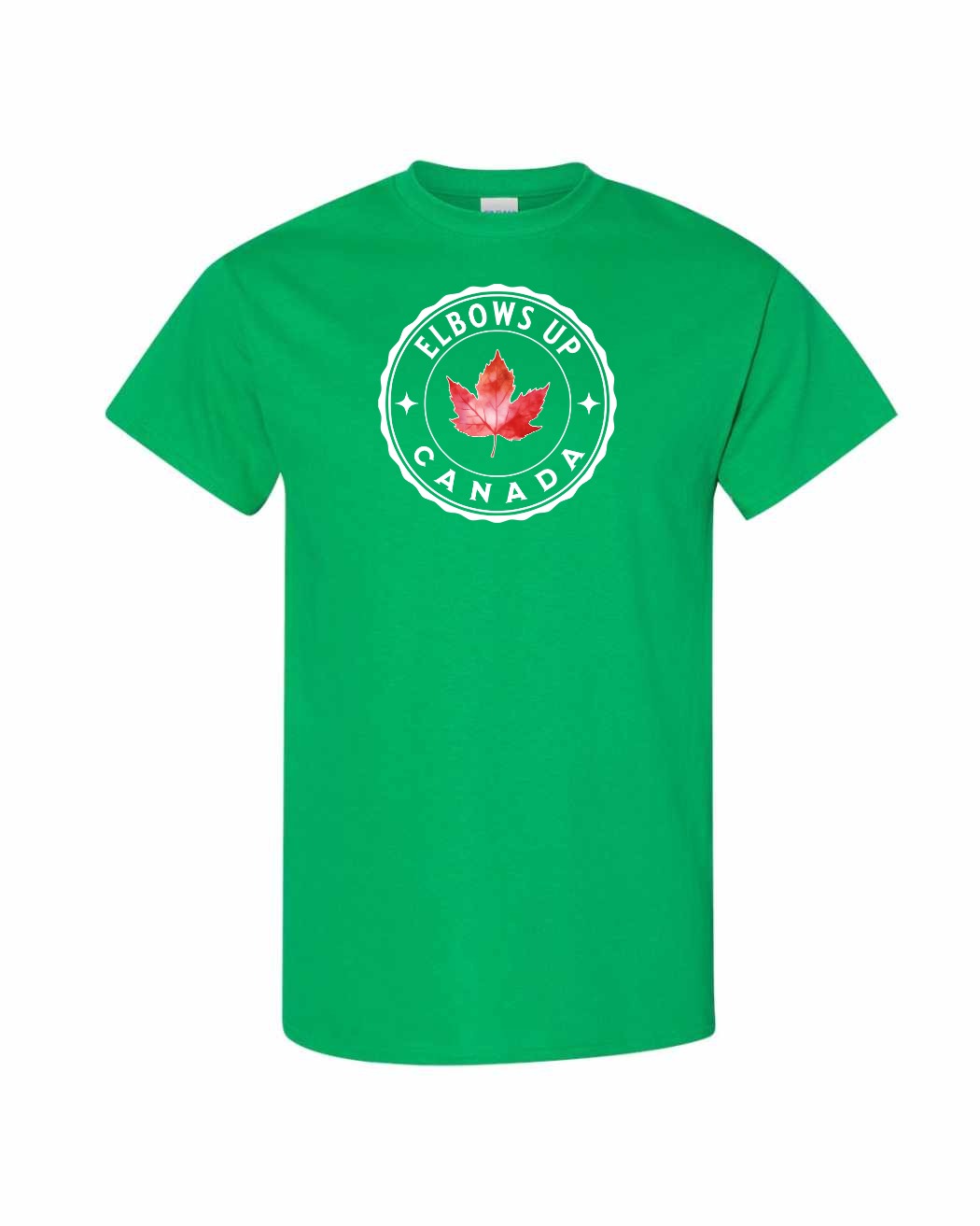 Elbows Up Leaf Men's Tee - Gildan Canada (sewn Internationally)