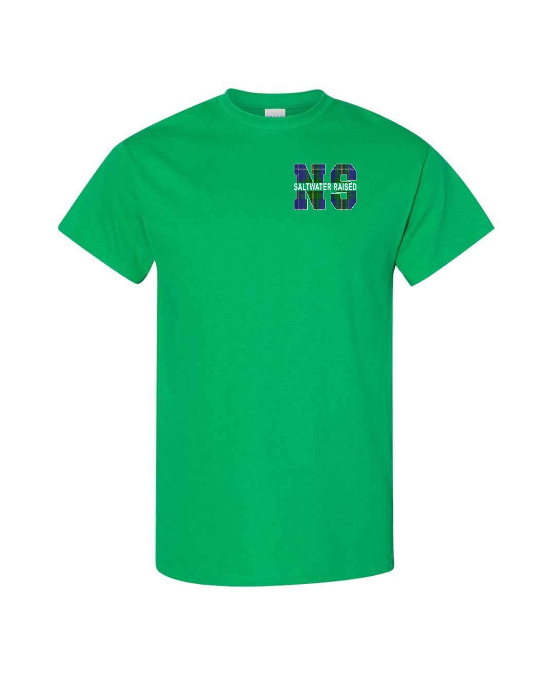 Saltwater Raised Left Chest mens-tee