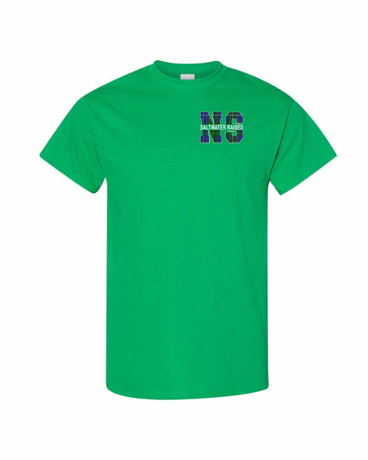 Saltwater Raised Left Chest mens-tee