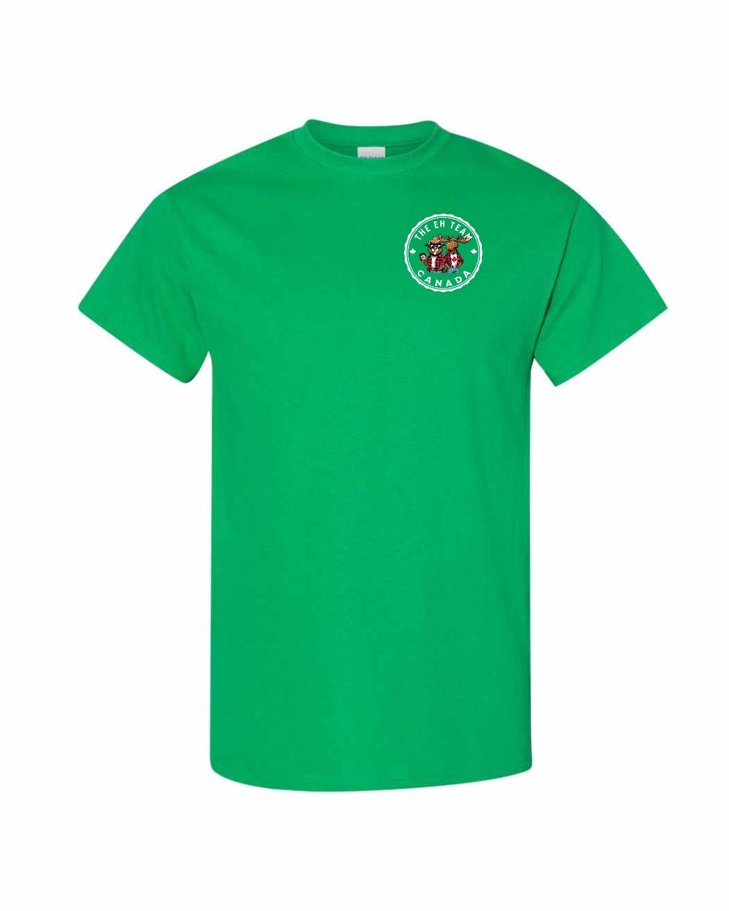EH! team Left Chest Men's Tee - Gildan Canada (sewn Internationally)
