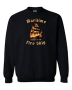 Maritime Fire Ship Crewneck Sweatshirt - Unisex