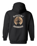 Maritime Moonshine Left Chest & Back Zip Hoodie - Unisex