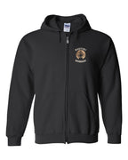 Maritime Moonshine Left Chest & Back Zip Hoodie - Unisex