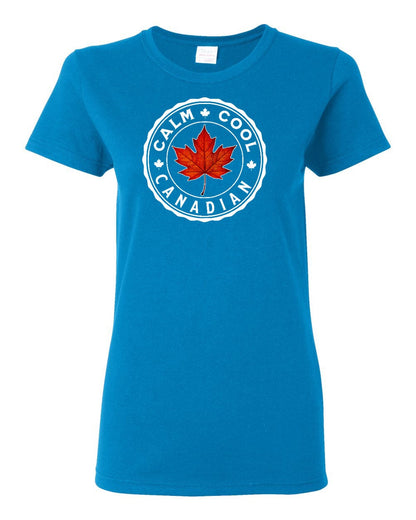 Calm Cool Canadian Leaf Women's Tee