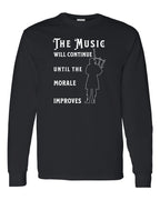 Maritime Swag Bagpipe  Music will Continue long sleeve Tee - Unisex