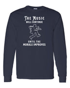 Maritime Swag Music will Continue Fiddle long sleeve Tee - Unisex