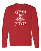 Maritime Swag  Pirate Work Like Party Like long sleeve Tee - Unisex
