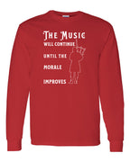 Maritime Swag Bagpipe  Music will Continue long sleeve Tee - Unisex