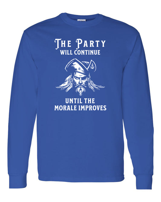 Maritime Swag Party will Continue long sleeve Tee