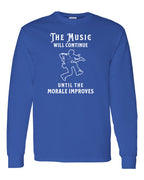 Maritime Swag Music will Continue Fiddle long sleeve Tee - Unisex